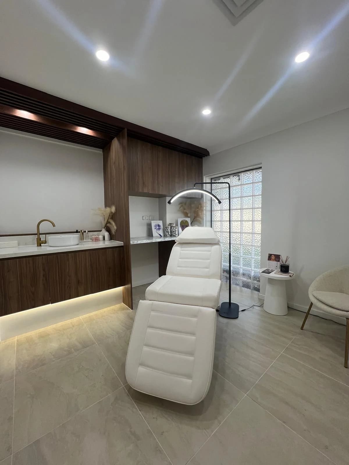A quiet corner of the Eternity treatment space, Dural