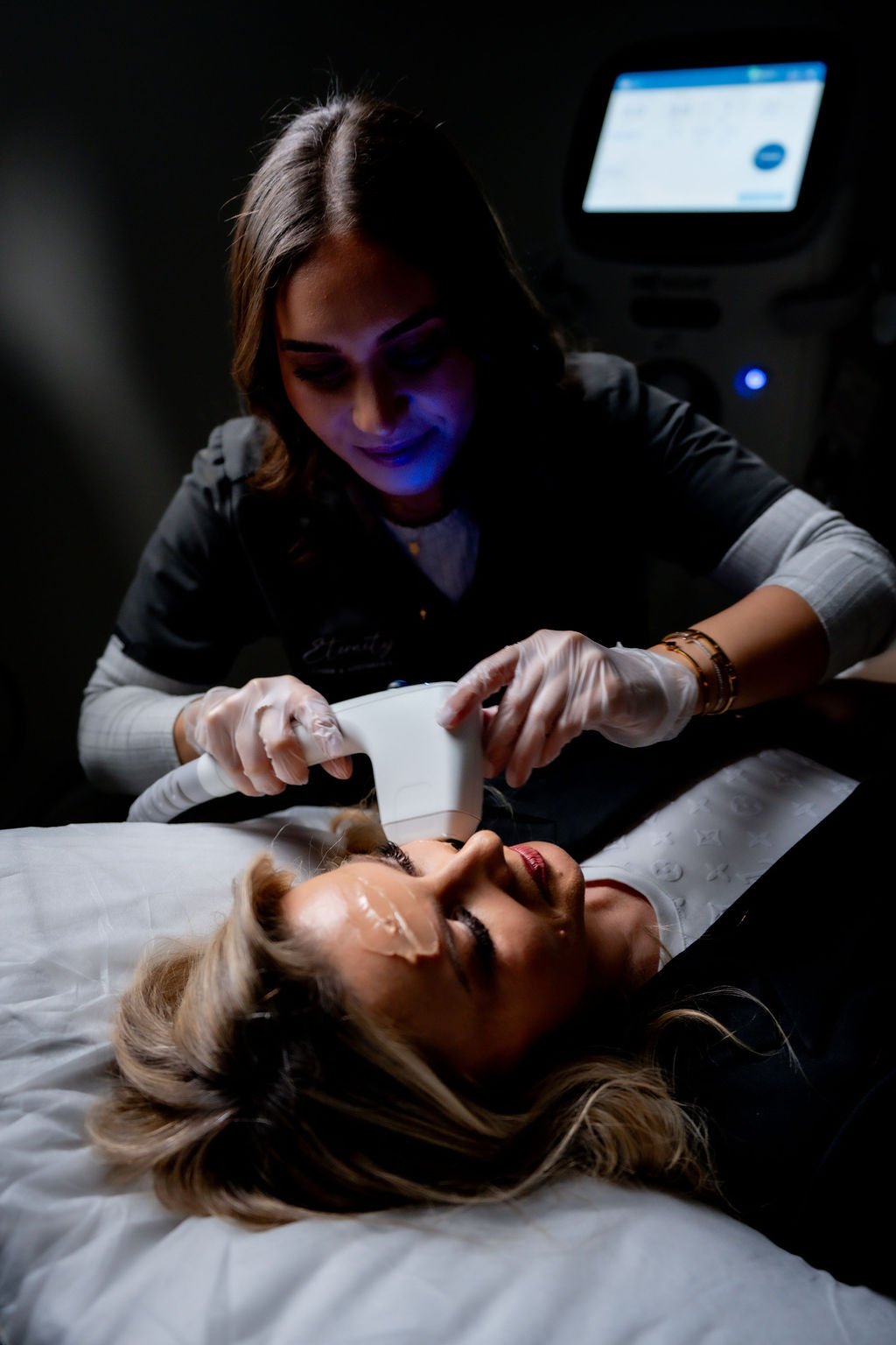 Sofwave skin tightening treatment at Eternity Laser and Aesthetics Dural